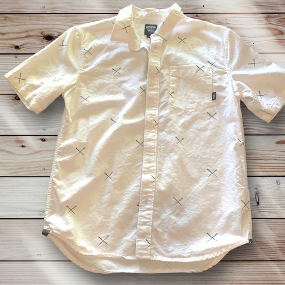 Harry Potter x VANS Shirt | Youth Large Magic Wand Button Up Boys Dress shirt - Picture 4 of 14